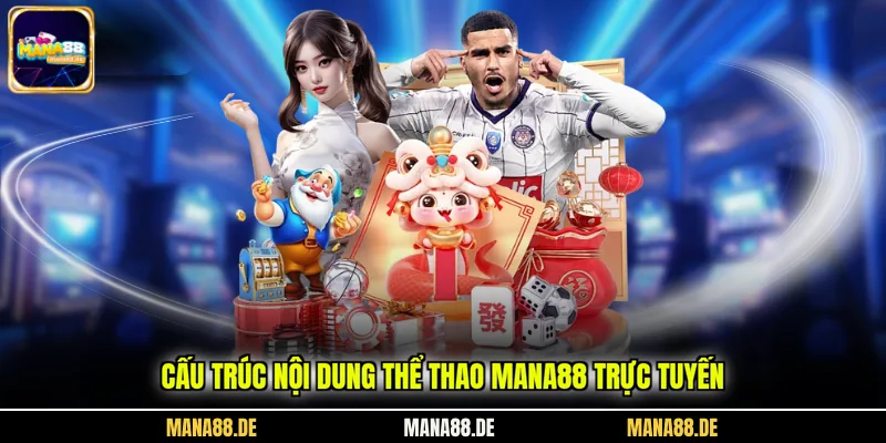 Cấu trúc nội dung thể thao Mana88 trực tuyến