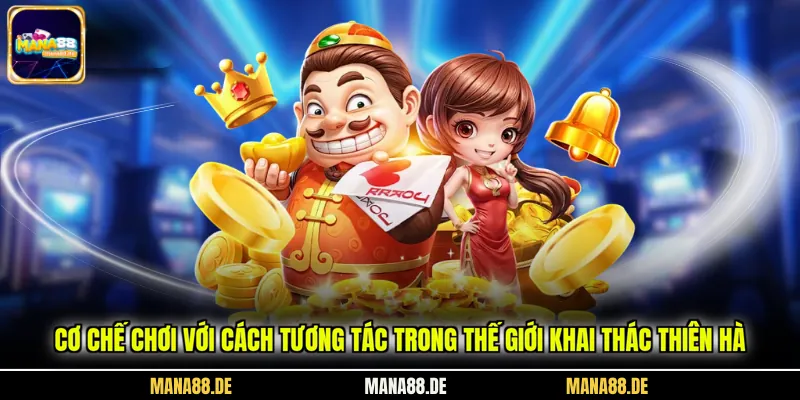 Cơ chế chơi với cách tương tác trong thế giới khai thác thiên hà