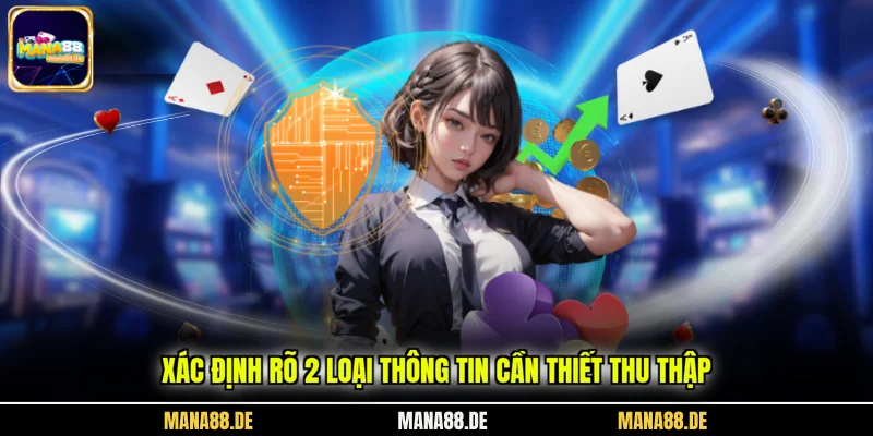 Xác định rõ 2 loại thông tin cần thiết thu thập